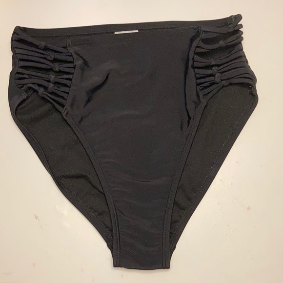 SM  black high waisted bikini bottoms - Picture 1 of 1